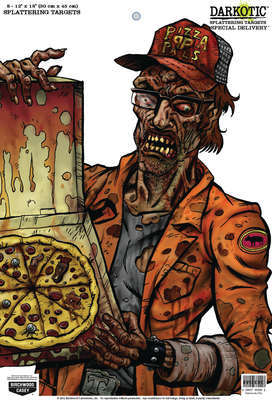 Targets Birchwood Casey Darkotic/Zombie B/C DARKOTIC SPCL DLVRY TGT 8-12X18